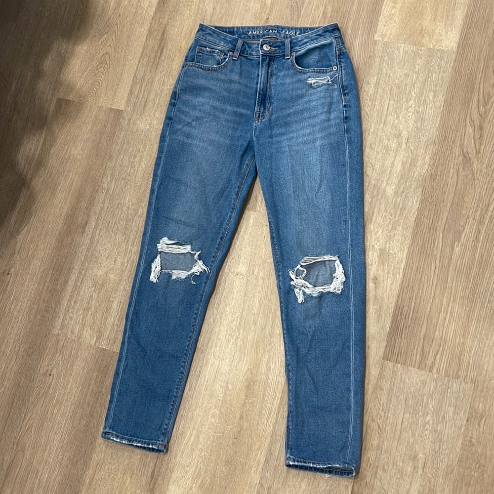 American Eagle ripped jeans